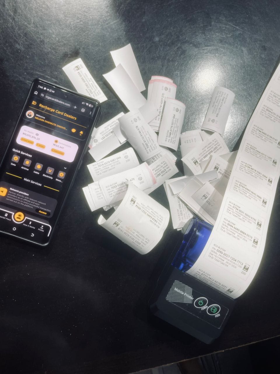 Recommended recharge card printer