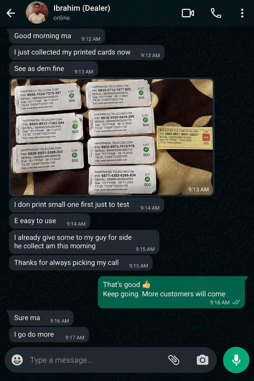 Dealer testimonial